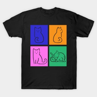 Cat Poses T-Shirt